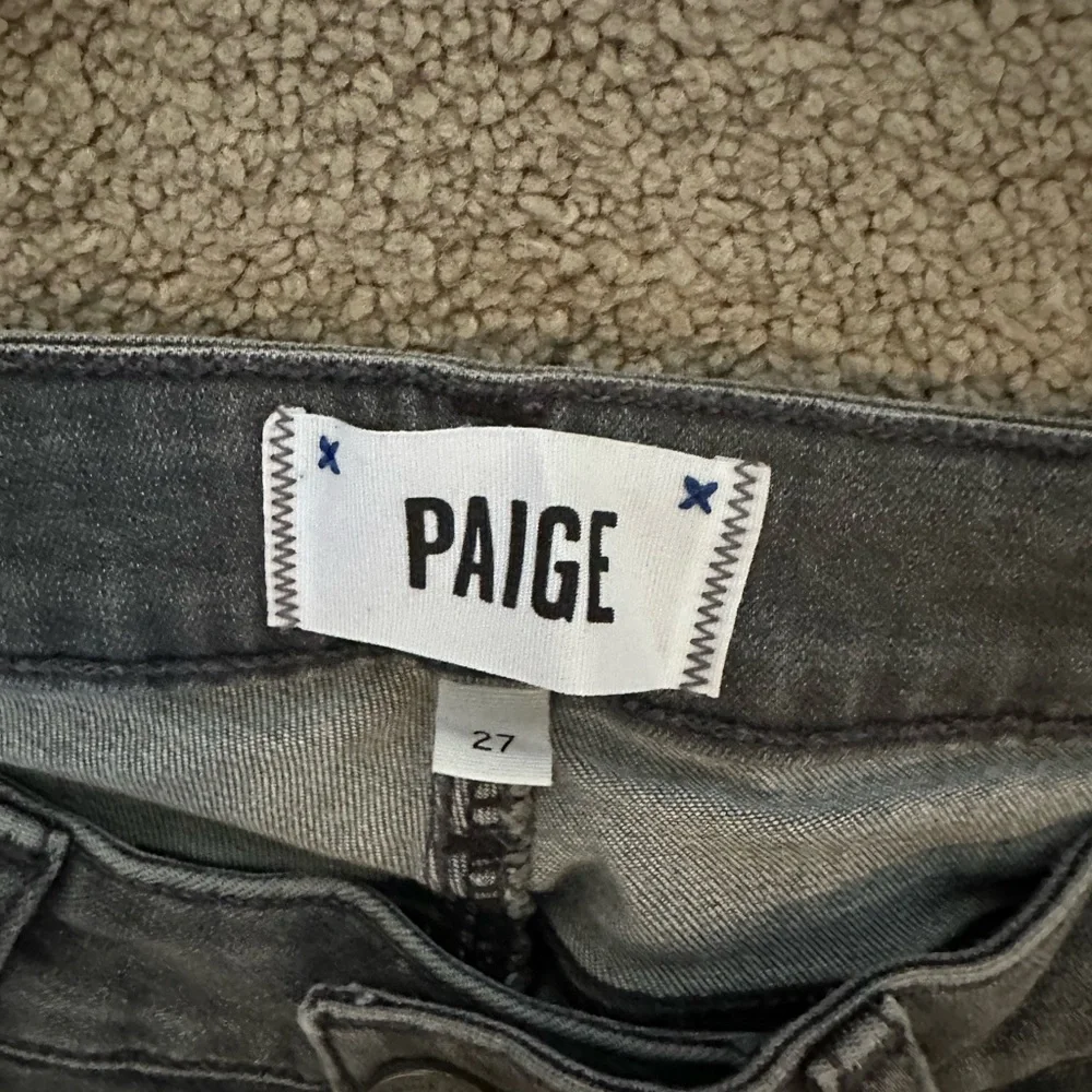 Paige Women's Verdugo Ultra Skinny Gray Jeans 27 - Picture 4 of 5